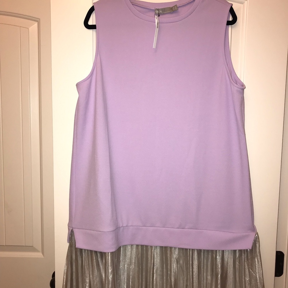 NWT ASOS Lilac Dress w/ Silver Trim